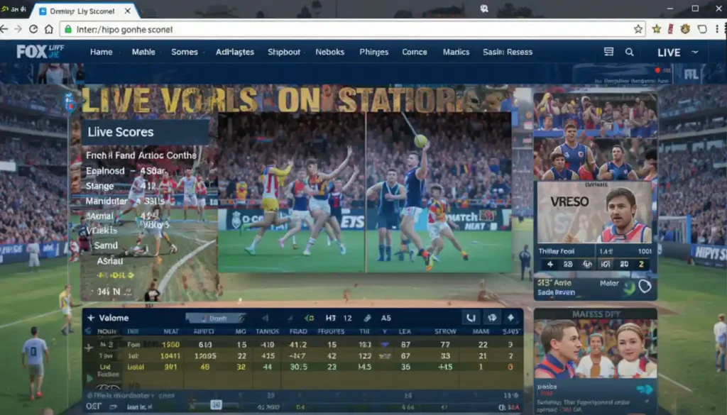 Fox Sports AFL Live Scores: Real-Time Match Updates
