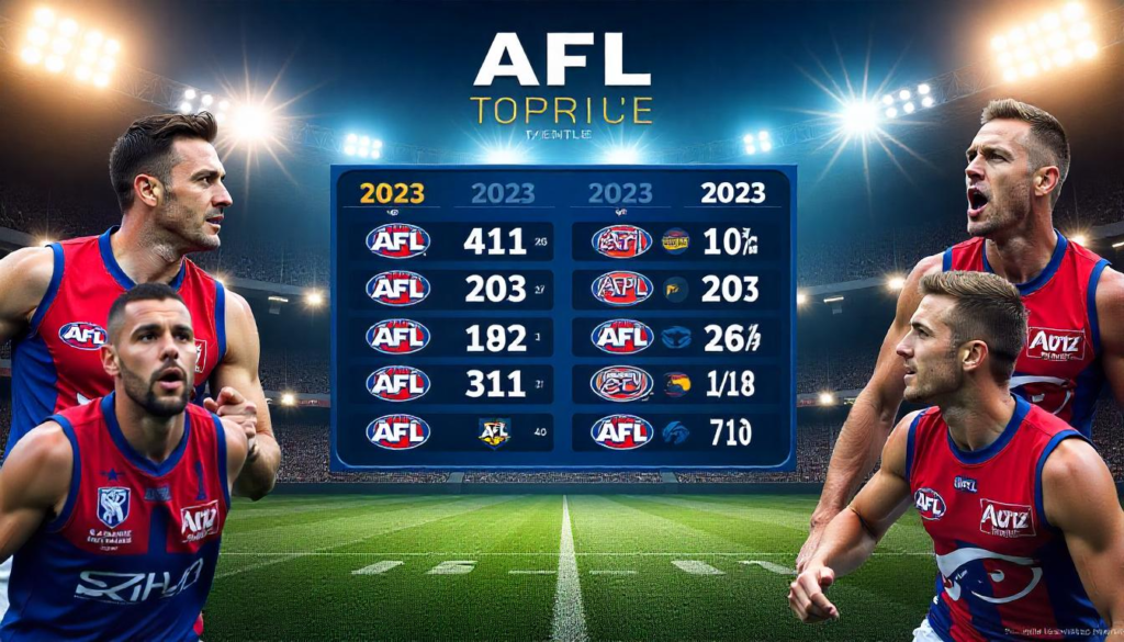 Latest AFL Scores 2023: Results, Highlights, and Updates
